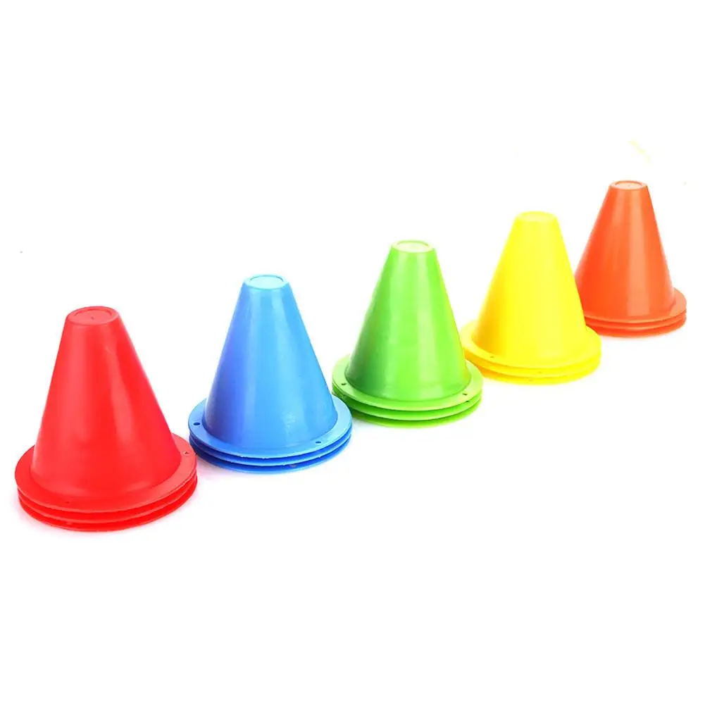

Soccer Marker Disc Convenient 5pcs PE Practice Marking Prop Football Training Barrier Sport Lawn Marker Cones