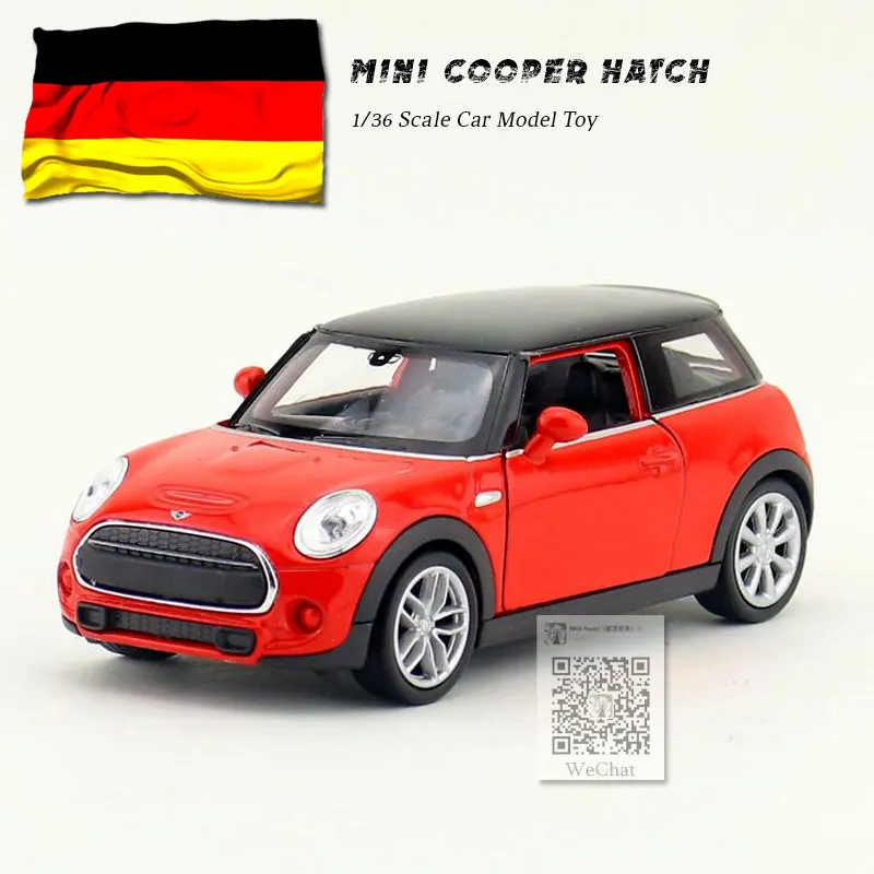 WELLY 1/36 масштаб MINI COOPER HATCH литье под давлением металлическая модель автомобиля игрушка для подарка/детей/коллекции