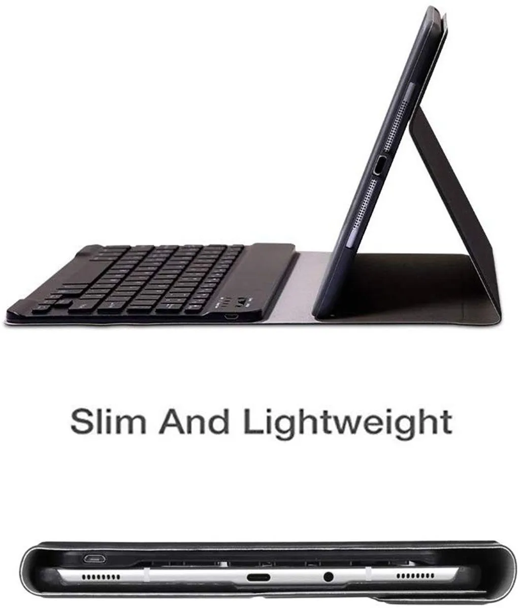 Съемный 7 видов цветов с Подсветкой Bluetooth клавиатура чехол для Apple iPad 7th 10 2 дюймов 2019 беспроводной в 1