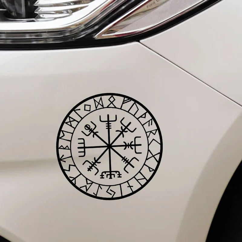 

Оригинальная модная Автомобильная наклейка Aliauto, оригинальный компас Руна, автомобильный Стайлинг, креативная мотоциклетная виниловая нак...