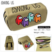 game among pencil case canvas pencil case student animation stationery pencil case sabotage impostor multifunctional pencil case