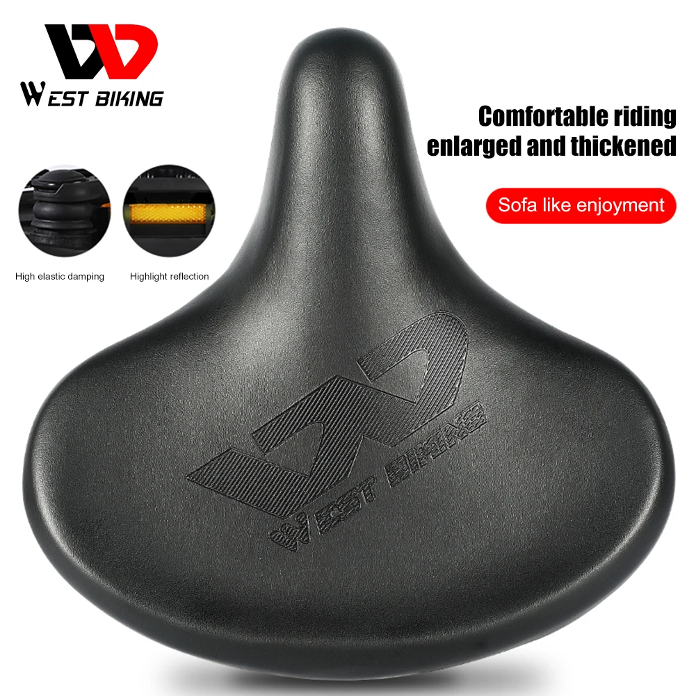 

Large Soft Universal MTB Road Bicycle Saddles Shock Absorption Waterproof Bike Seat Widen Cushion Cycling Accessories Parts