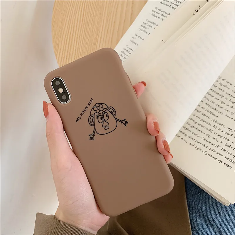 Mr Mrs Potato Head парный чехол для телефона samsung Galaxy S10 S9 S8 S7 S6 Plus Lite edge Мягкий силиконовый
