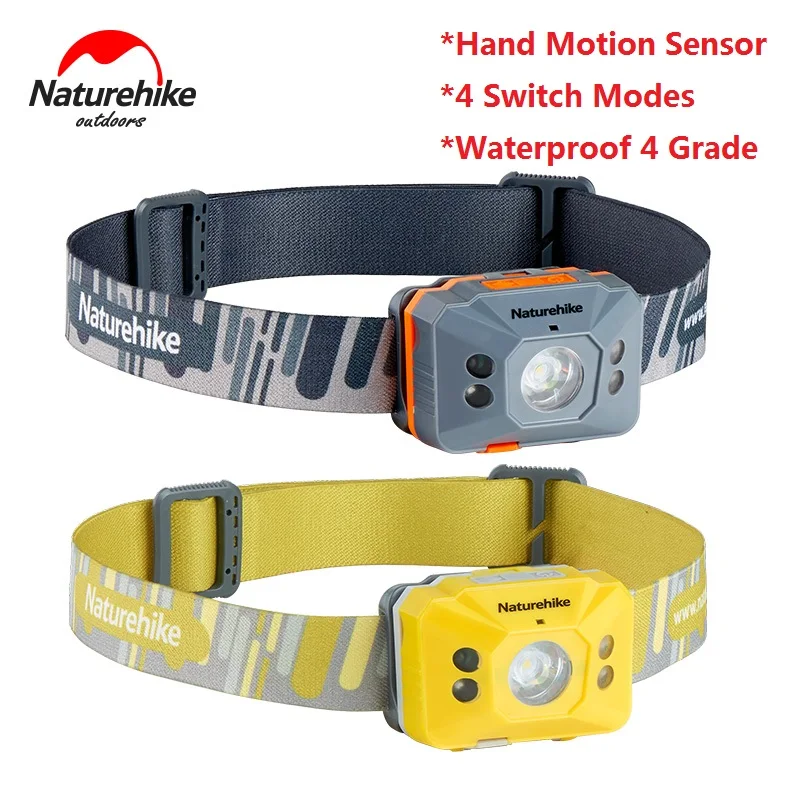 Налобный фонарь Naturehike индукционный водонепроницаемый уличный светодиодный для