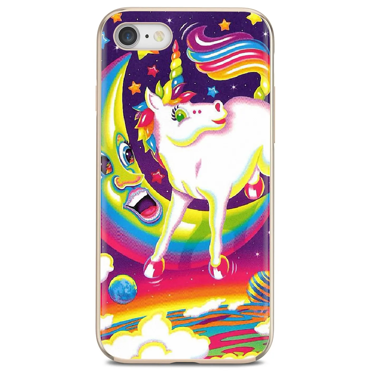 Силиконовый чехол для телефона Лиза Фрэнк тигр лошадь собака кот iPhone 11 Pro 4 4S 5 5S SE 5C