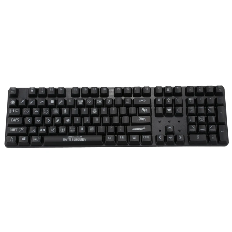 For PUBG Theme 108 Keys Mechanical Keyboard Dedicated Game Replacement Button Cap | Компьютеры и офис