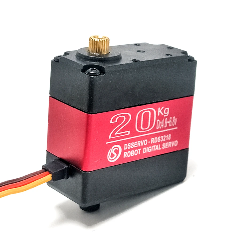 1X HV серводвигатель с высоким крутящим моментом 20 кг RDS3218 металлический сердечник