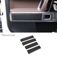 real carbon fiber car door protection panel decoration for mercedes benz g class w463 2019 2020 car interior accessories trim