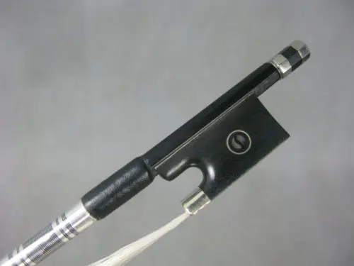 Высококачественный черный бант для скрипки из углеродного волокна 1/4 #4365|Детали и