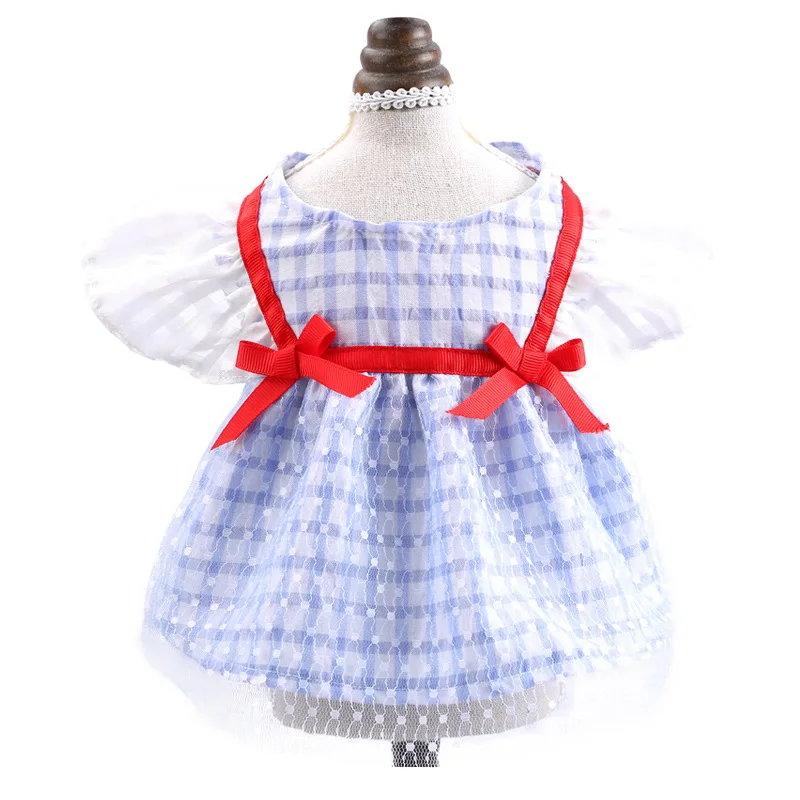 

Spring Bow Princess Pet Clothes Dresses for Small Dogs Cats Summer Dress for Yorkies Puppy Skirt Chihuahua Pets Cat Clothing Pug