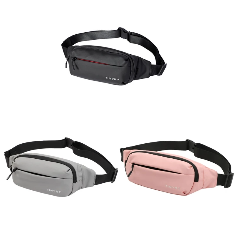 

Casual Crossbody Bags Waterproof Waist Bags for Men Shoulder Bag Soft Messenger Bags Chest Bag with Adjustable Strap 50LD