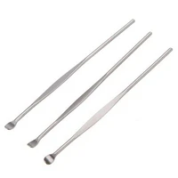 5 x small stainless steel earpick portable ear wax curette remover ear cleaner ear care tools earwax cleaning tool