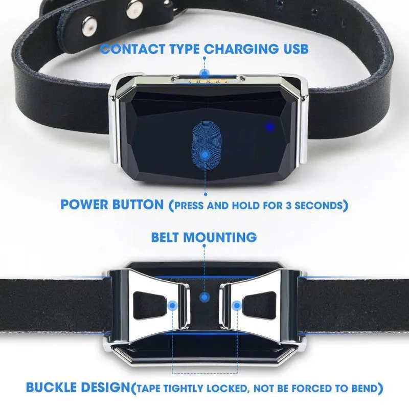 

IP67 Waterproof Pet Collar GSM AGPS Wifi LBS Mini GPS Tracker for Pets Tracking