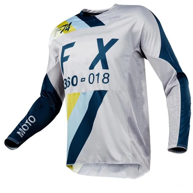

2021 Team Mountain Bike Motorcycle Jersey Quick-drying Breathable Off-road Long Sleeve Sports T-shirt
