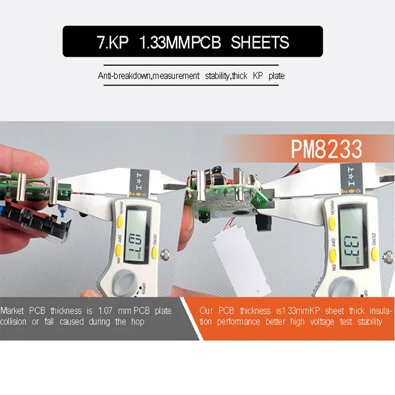 7. Цифровой мультиметр KP 1 33 мм pcbd Sheets измеритель Esr тестеры Автомобильный