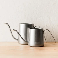 250 350ml mini stainless steel retro pour over kettle gooseneck kettle drip coffee pot spiky spout ear hanger long spout pot