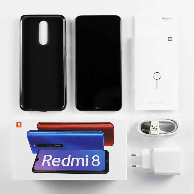 Xiaomi Redmi 8 смартфон с восьмиядерным процессором Snapdragon 439 ОЗУ 3 ГБ ПЗУ 32 12 МП 5000