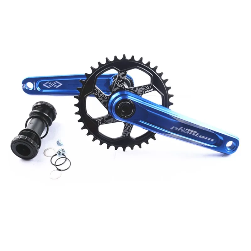 Fovno Кривошип 170/175 мм для горного велосипеда Deckas Корона 3 30/32/34/36T SRAM черный с BSA BB