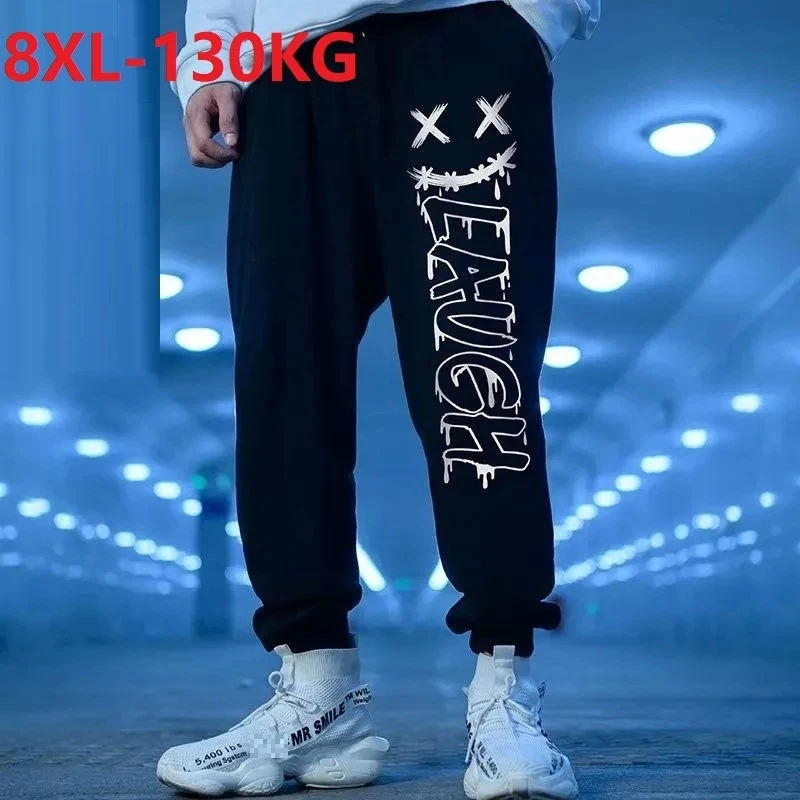 

summer Men big sales cheap pants sports sweatpants high street skateboard pants plus size 8XL loose fashion pants thin