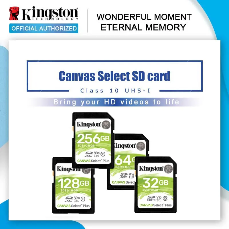 Kingston SD карта памяти класс 10 128 ГБ 64 32 16 ГБ|sd tarjeta|memory card class10cartao de |