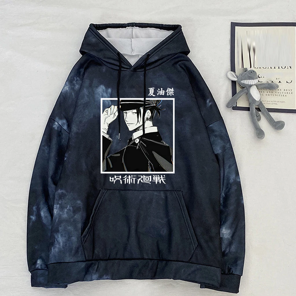 

Jujutsu Kaisen Print Hoodies Women Pullovers Harajuku Autumn Winter Hoodied Loose Casual Streetwear Sweatshirt