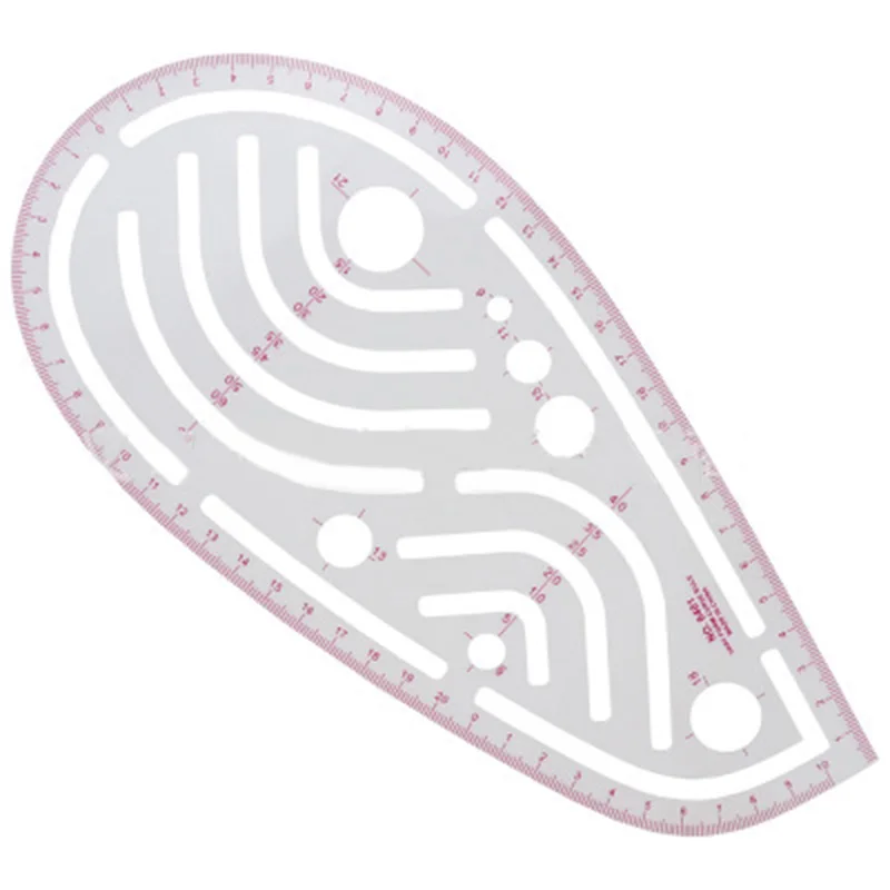 

Multi Function Clear Curve Armholes Sewing Measuring Ruler Tailor Dressmaking