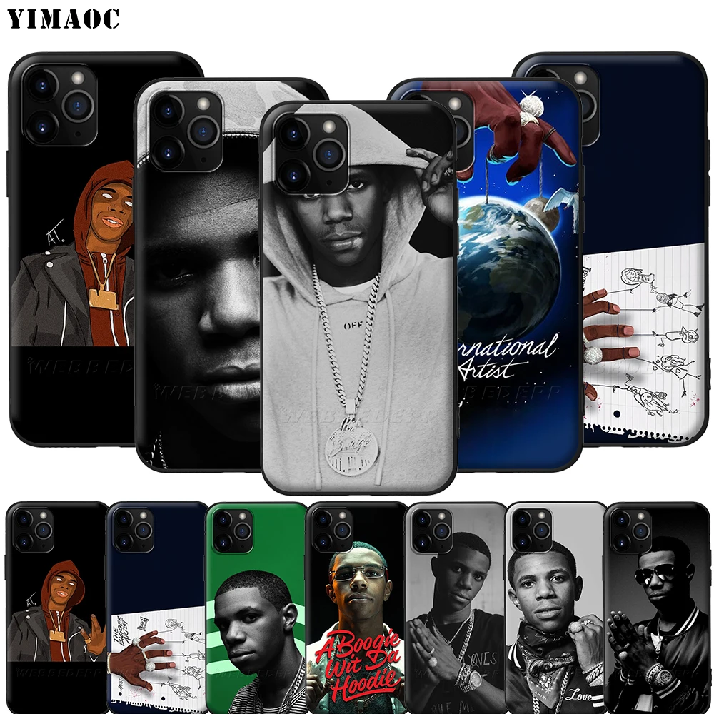 YIMAOC A Boogie wit da силиконовый мягкий чехол с капюшоном для iPhone 12 Mini 11 Pro XS Max XR X 8 7 6 6S Plus 5