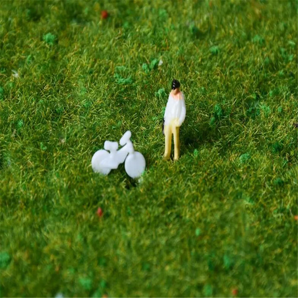 10 шт. модель велосипеда пластиковый велосипед подходит расположения поезда