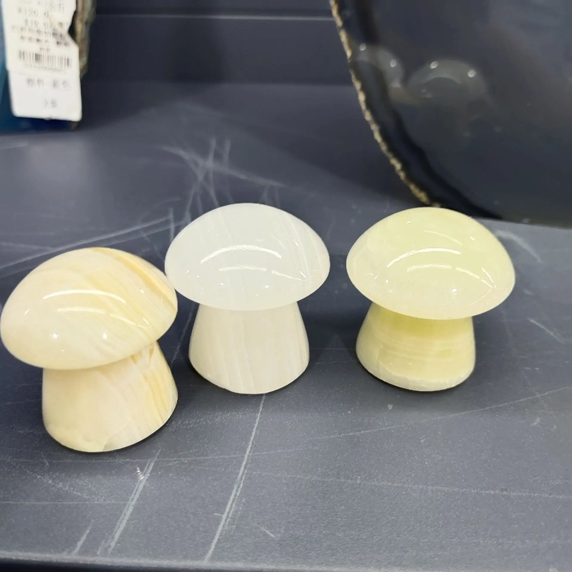 

Натуральный афганский нефритовый Агат гриб украшение для гостиной искусство украшения Рейки Исцеление медитация размагничивание домашне...