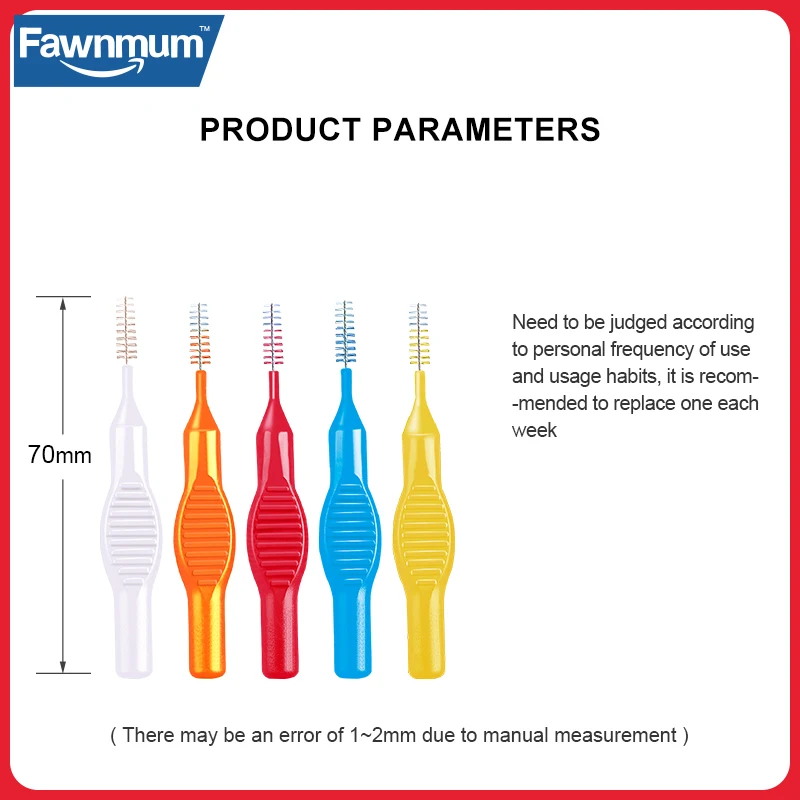 Fawnmum 10 шт. i образный для ухода за межзубным пространством щетка зубочистка