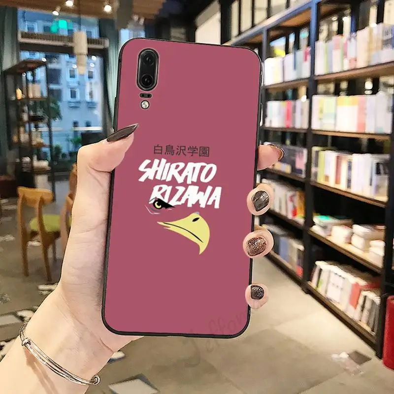 

HAIKYUU!! School badge style Phone Case For Huawei honor Mate P 10 20 30 40 Pro 10i 9 10 20 8 x Lite