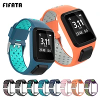fifata sport watch band for tomtom runner 32 smart bracelet silicone wrist strap for tomtom adventurergolfer 2spark3 music