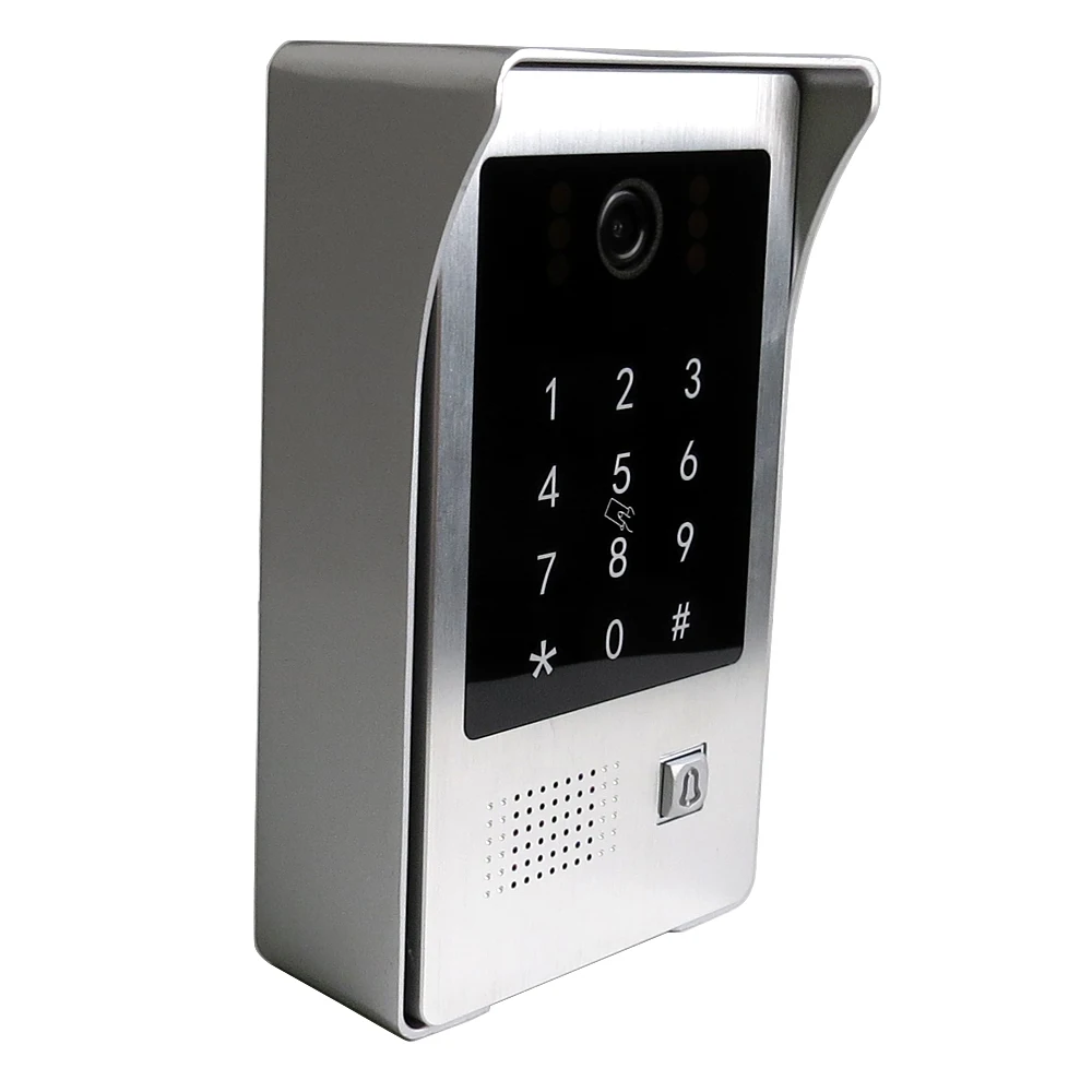 Wifi IP 7 "сенсорный экран lcd видеодомофон дверной телефон набор для записи кода