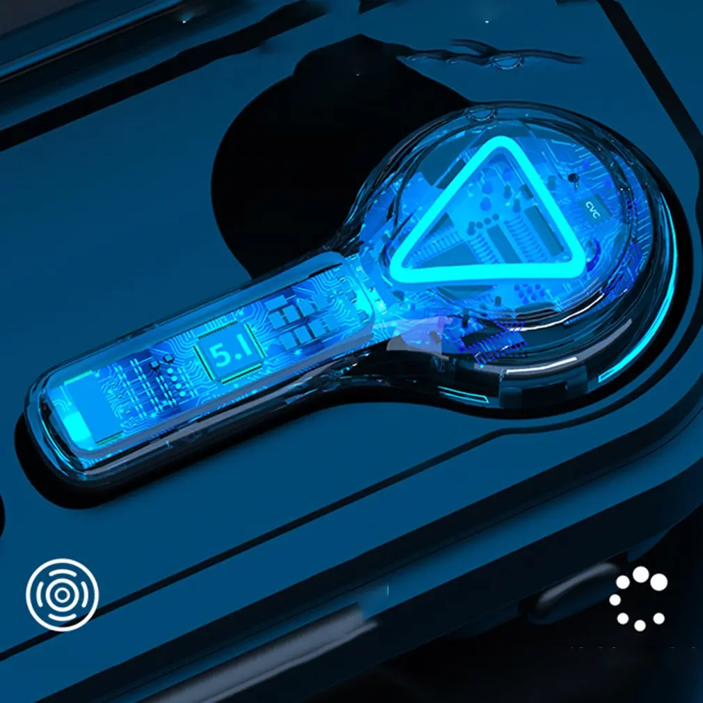 

Wireless Earphones Waterproof Sports Earphones 9D HiFi Stereo With Microphones 2000mAh Noise Canceling Earphones