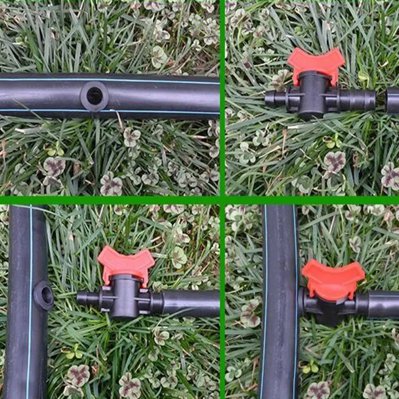 20 шт. 16 ПЭ Трубопроводный клапан тепличная система орошения соединитель труб