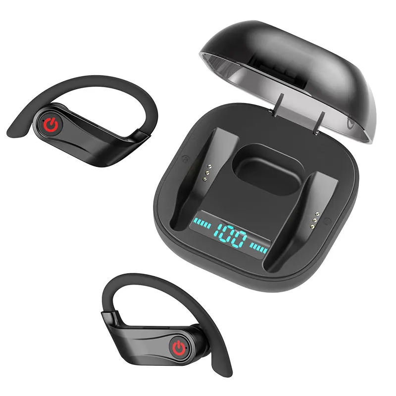 1 Беспроводные наушники Bluetooth 5,0 наушники для телефона Водонепроницаемая гарнитура с 950 мАч зарядная Коробка микрофон - Цвет: 1