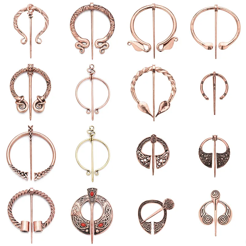 

Retro Unisex Round Brooches Brooch Cloak Pin Hand Forged Belt Buckles Cloak for Women Jewelry Men Metal Zinc Alloy Classic