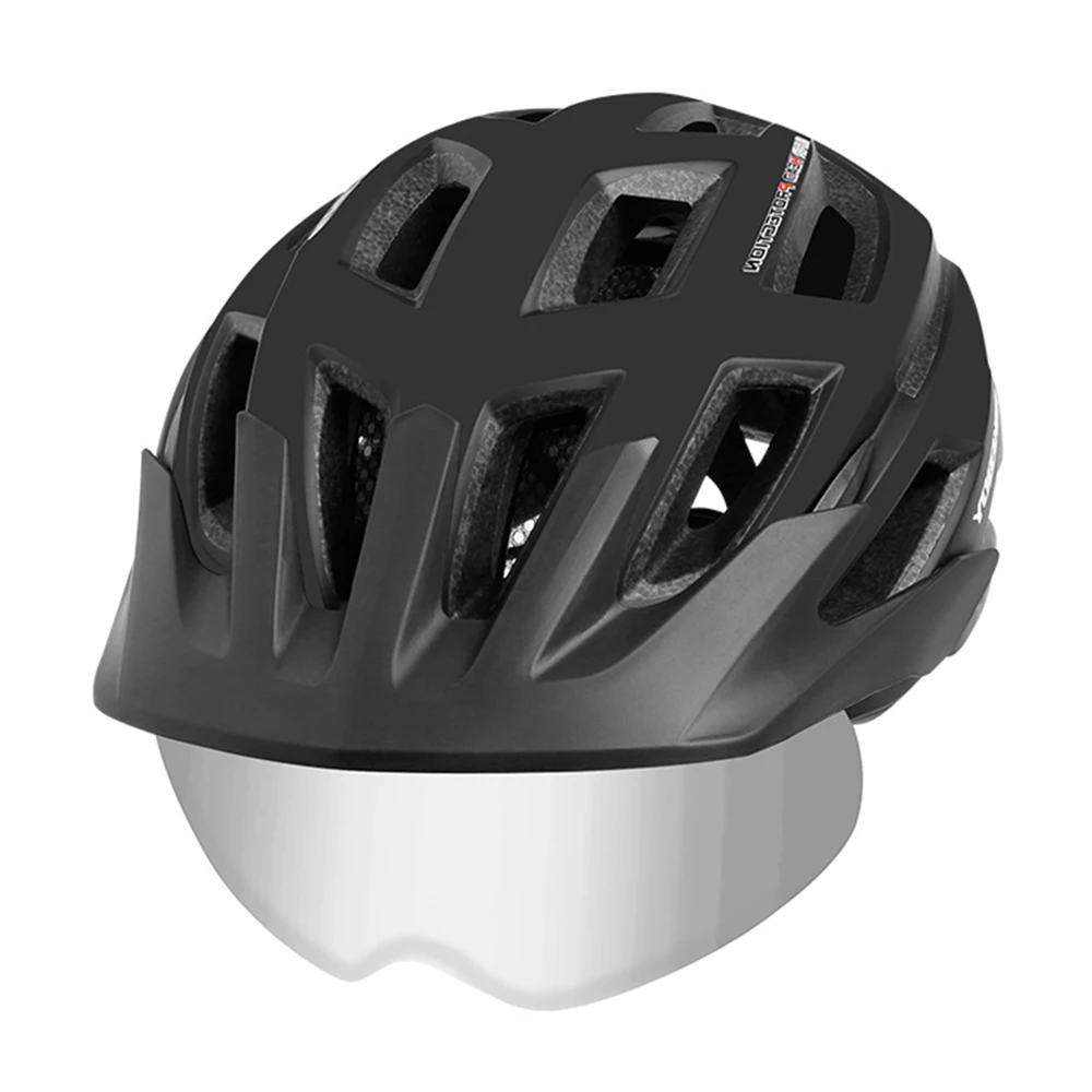 

New Cycling Helmet with Goggles for Men Women Ultralight MTB Bike Helmets Men Women Mountain Road Bike Bicycle Helmet with Lens