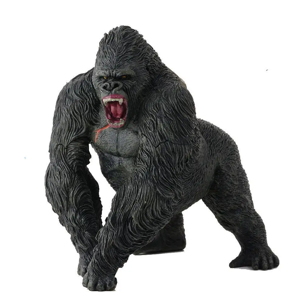 

King Kong Gorilla Action Toys Figures Orangutan Cartoon Figurines Collection Model Big Chimpanzee Animal Dolls Boy Children Gift