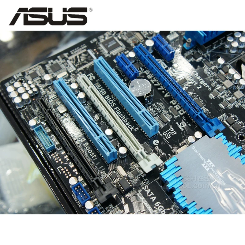 LGA 1155 ASUS P8Z77-V Pro 1600 МГц DDR3 Материнская плата по стандарту ATX 32 Гб PCI-E X16 настольный компьютер ПК материнская плата Б/у