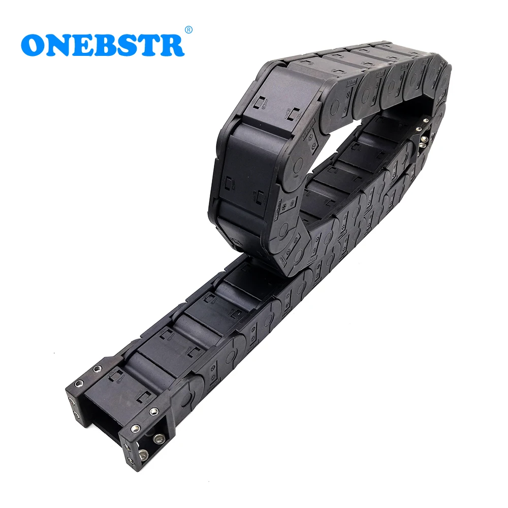 Кабель-трансмиссия с цепью сопротивления 1 метр 20x57 мм, закрытый с обеих сторон для фрезерного станка с ЧПУ, бесплатная доставка