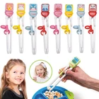 Мультяшные Детские тренировочные палочки для еды китайские палочки для еды Обучающие Подарочные игрушки Детский обучающий кухонный Обеденный Инструмент столовая посуда