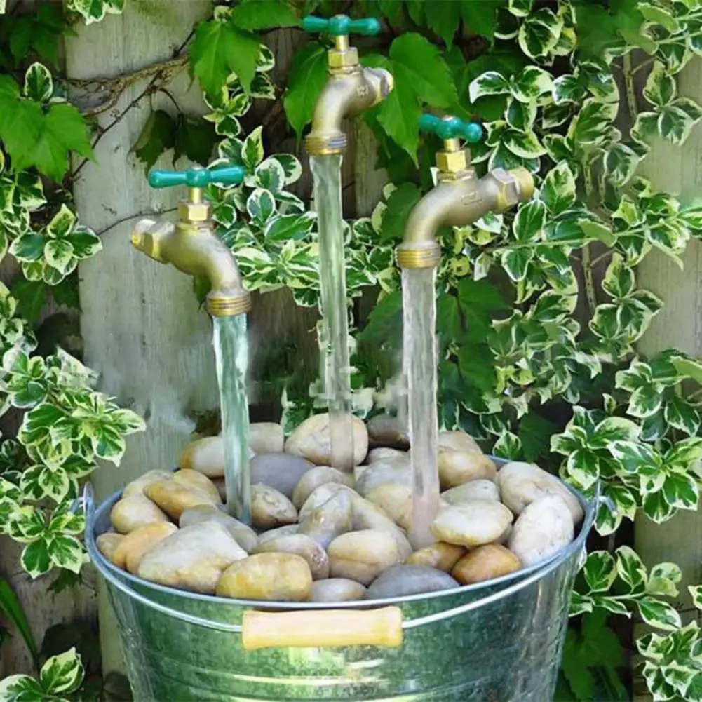

Invisible Float Faucet Fountain Decorating Metal Floating Tap Holiday Gift Invisible Spout Garden Float Faucet Fountain