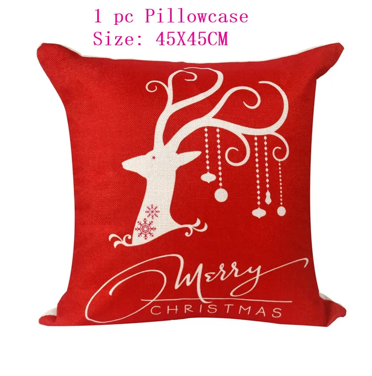 Red elk 1 шт. рождественские украшения для дома Navidad kerst decoratie плюшевые украшения с подвеской в виде оленя лося и оленя год - Цвет: Red elk