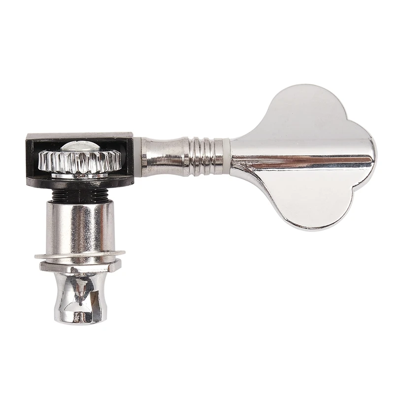 

A Set of 4 Pcs Chrome Bass Tuning Pegs Machine Heads Tuners for Bass Guitar Accessories Parts Musical Instrument(4R)