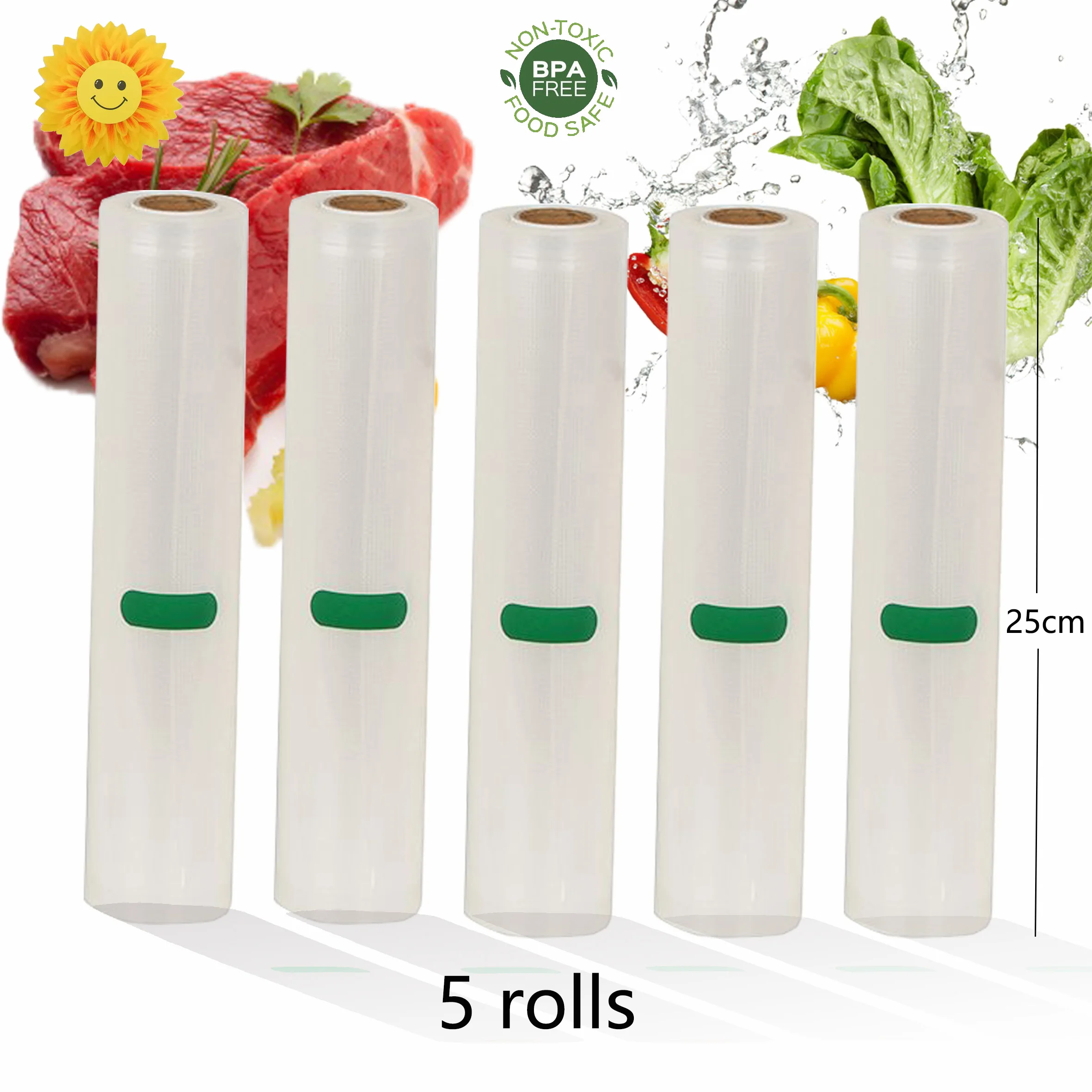 Пакеты для вакуумного упаковщика пищевых продуктов рулоны сохранения