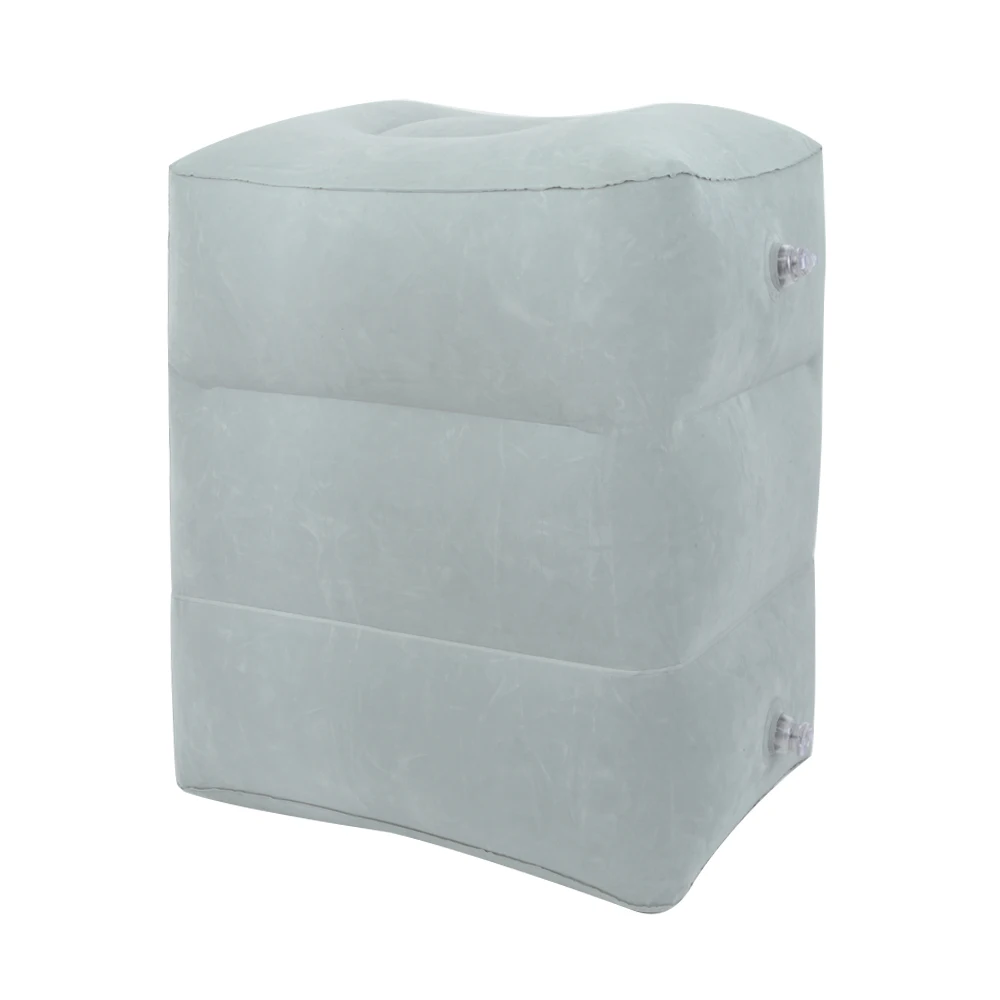 Портативная надувная подушка для ног полета из ПВХ воздушная офиса дома