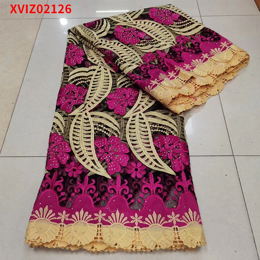 Большая Акция французская кружевная ткань африканская Анкара экологически