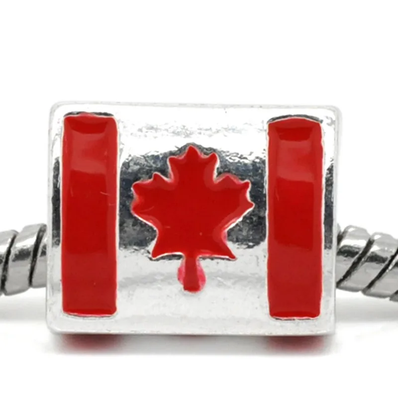 8 сезонов шармы из сплава цинка в европейском стиле с большим отверстием