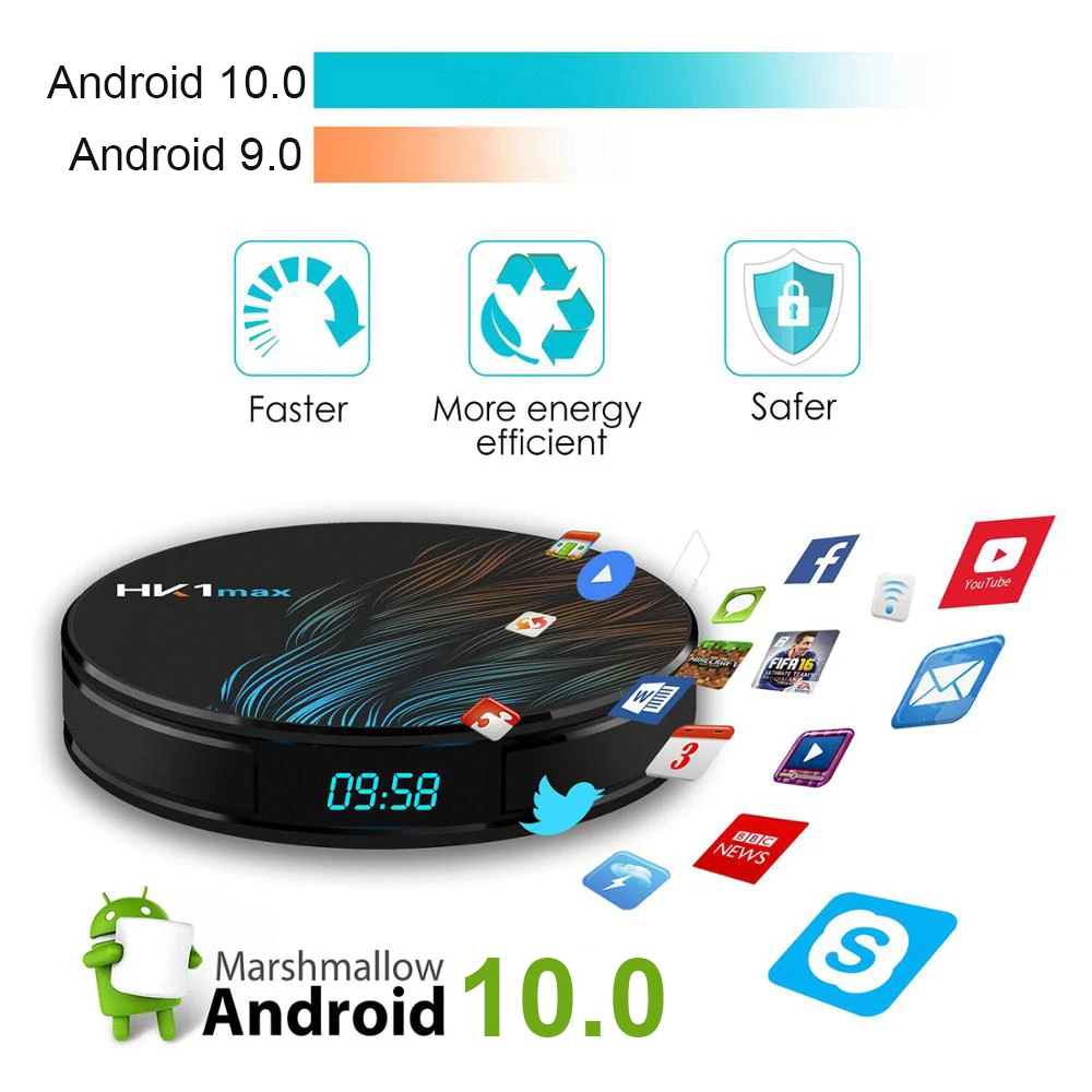 Procaja HK1 Max ТВ коробка Android 10 0 HK1Max контейнер под элемент питания 2 ГБ/4 ГБ Оперативная